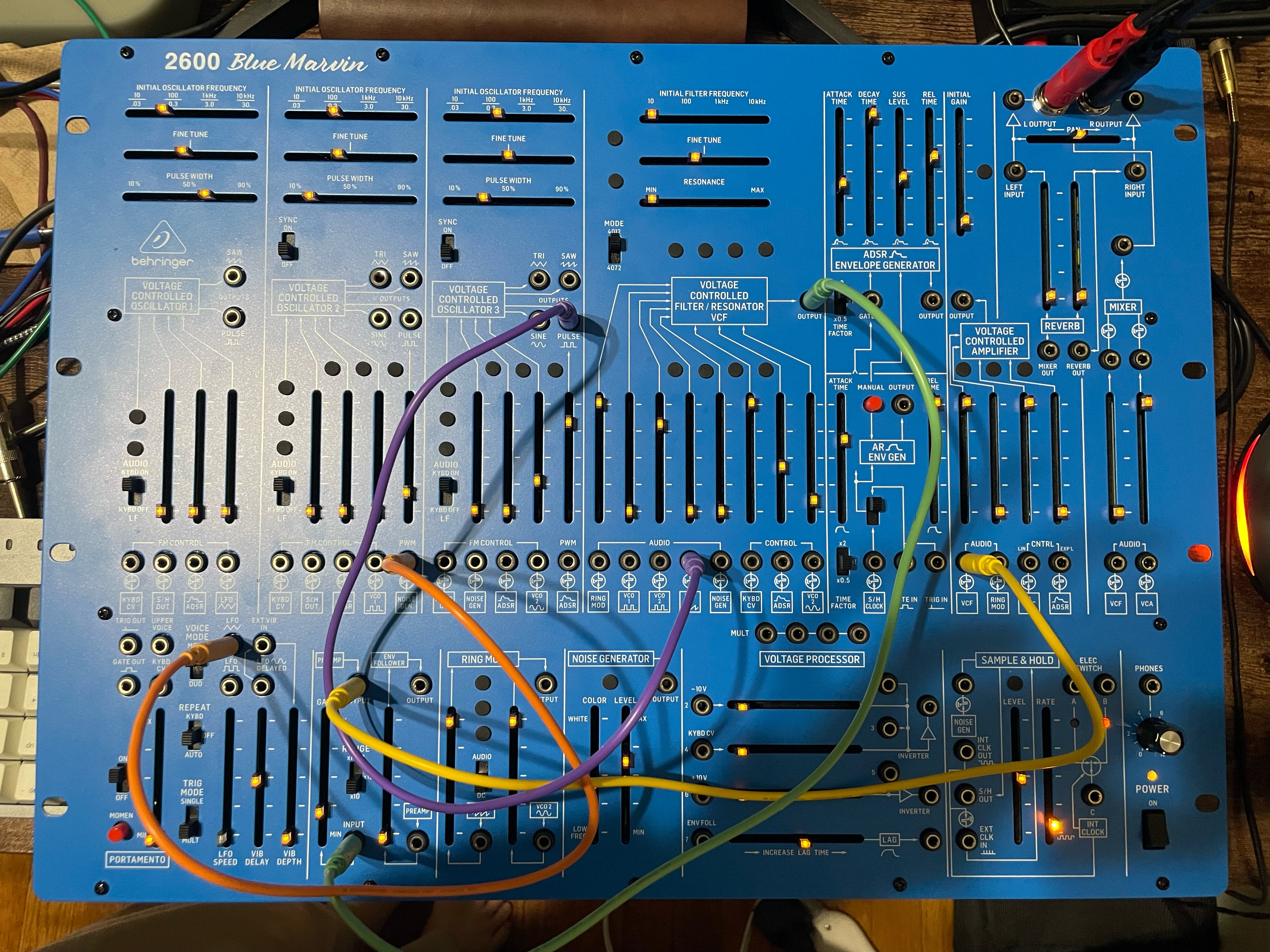 Behringer ARP 2600 clone The Blue Marvin